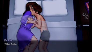 Подглядывая за мачехой: анимированный хентай порно видео