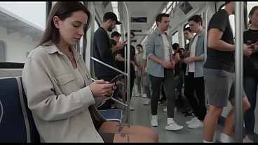 Сексуальная встреча с незнакомцем в метро